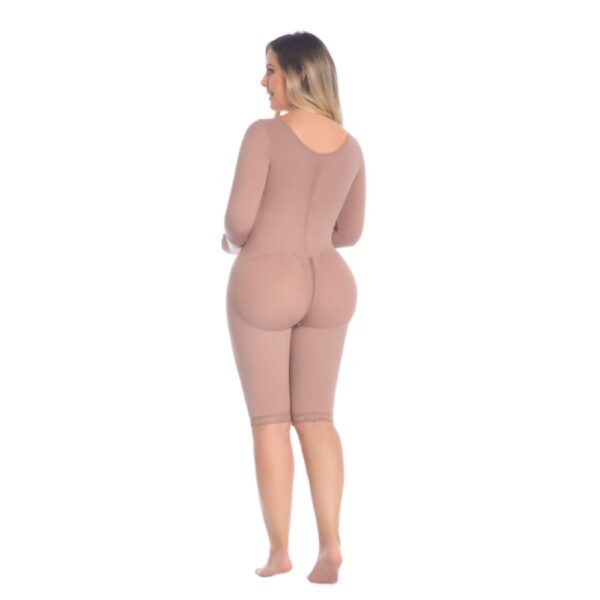 Faja postquirúrgica a la rodilla con mangas de alta compresión - Image 2