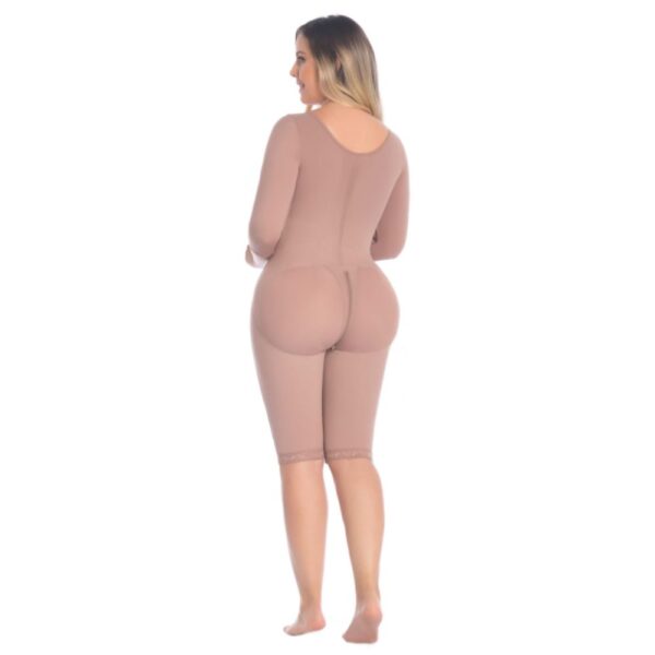 Faja postquirurgica a la rodilla de mangas con control de espada y glúteos - Image 2